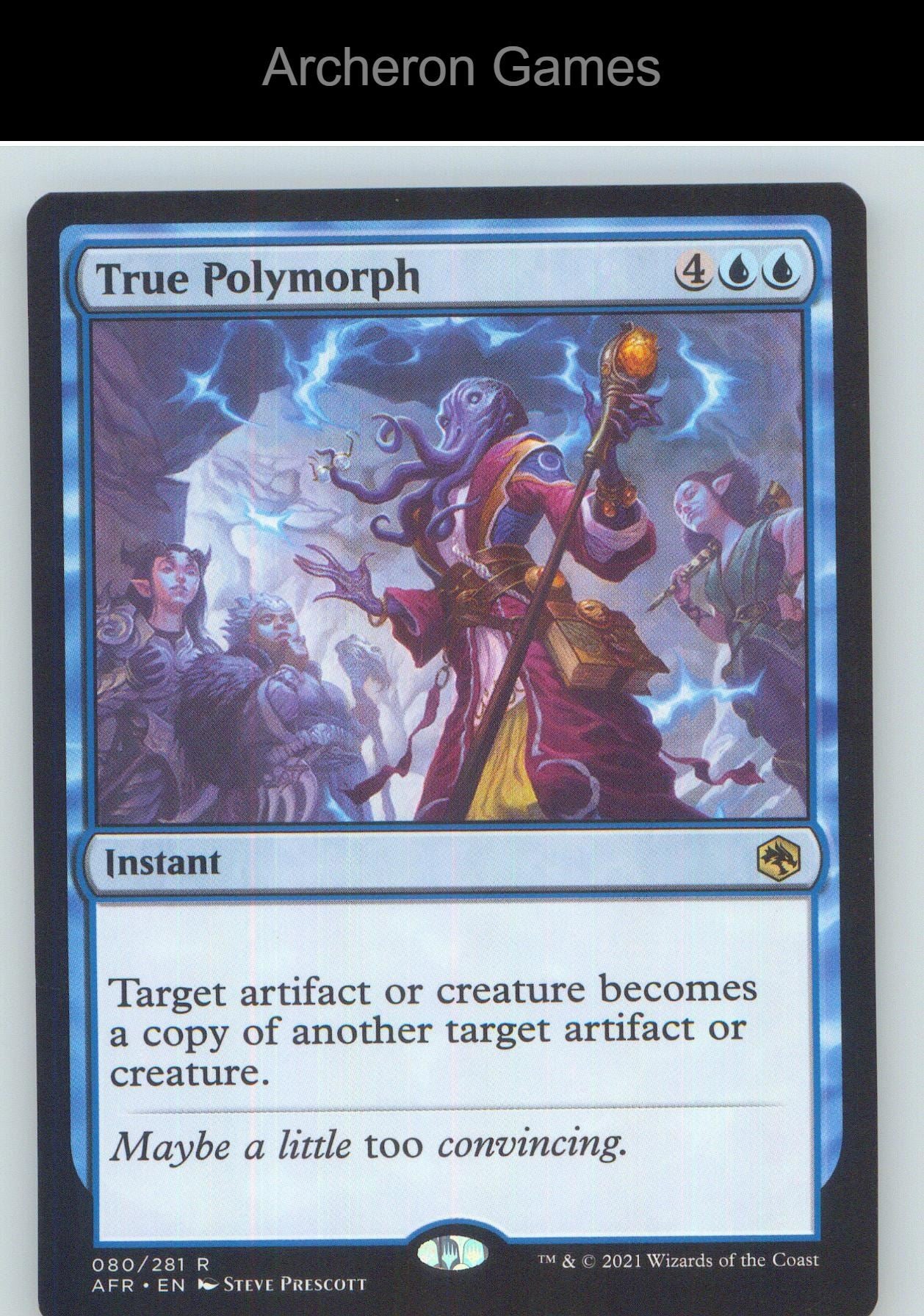 True Polymorph AFR 80 R MTG Card NM/EX+
