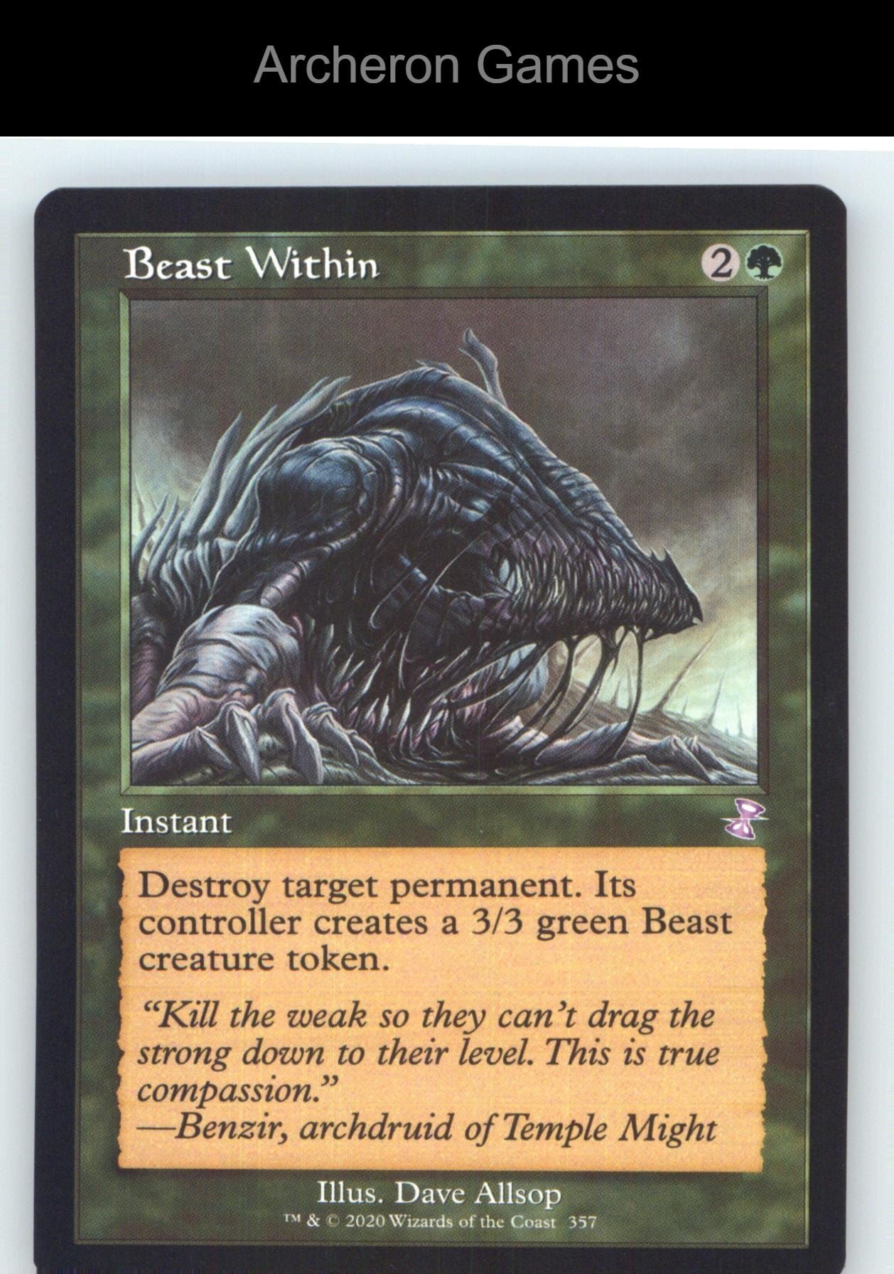 Beast Within TSR 357 Special MTG Card NM/EX+