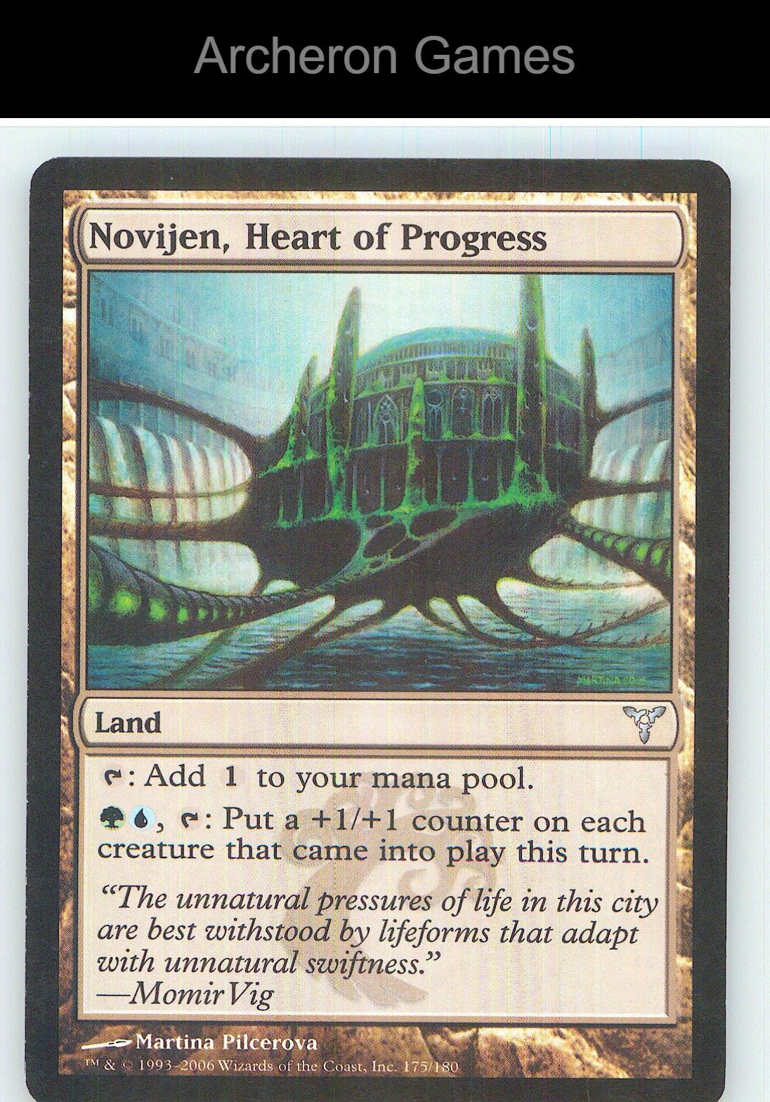 Novijen, Heart of Progress DIS 175 UC MTG Card NM/EX+