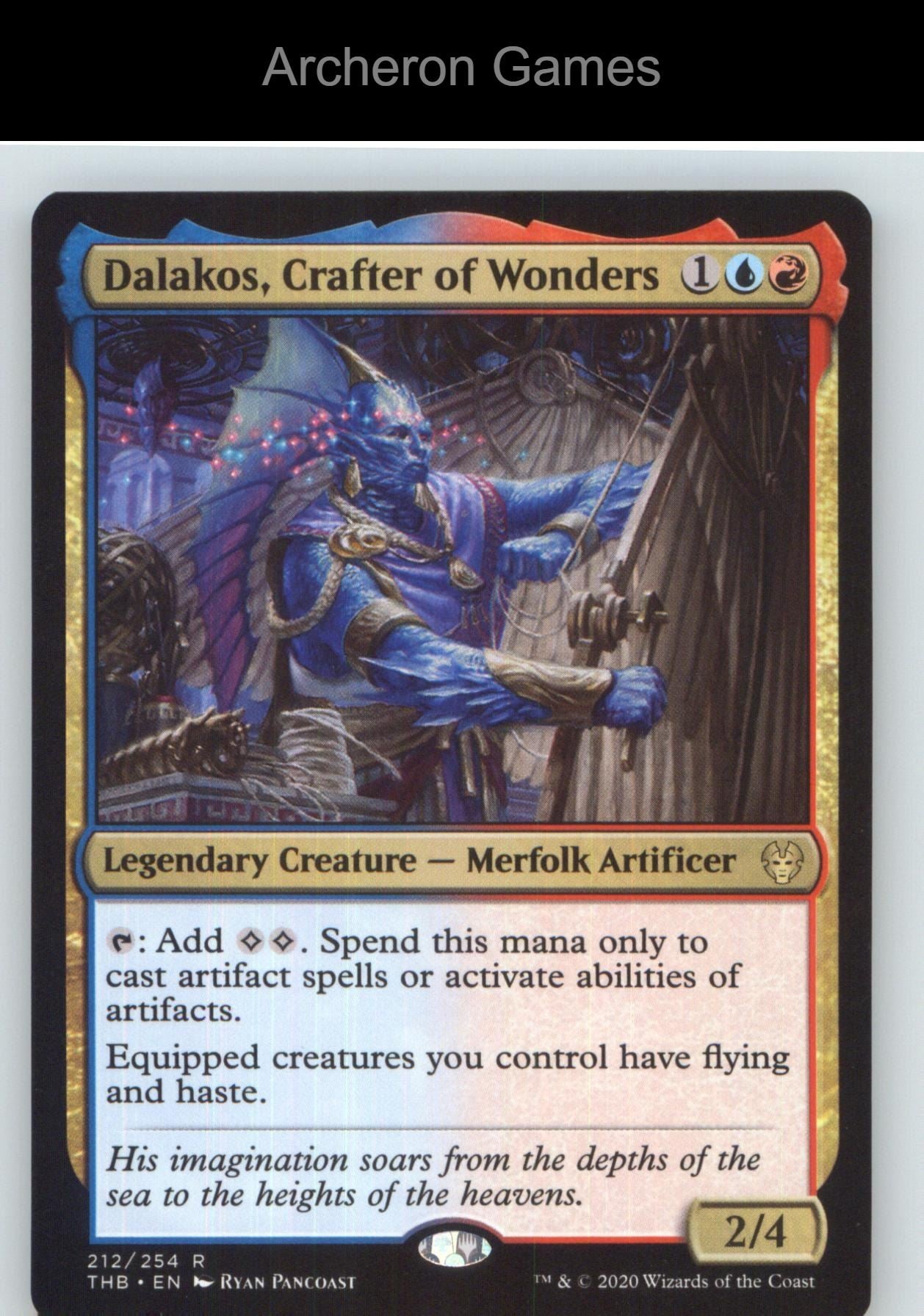 Dalakos, Crafter of Wonders THB 212 R MTG Card NM/EX+