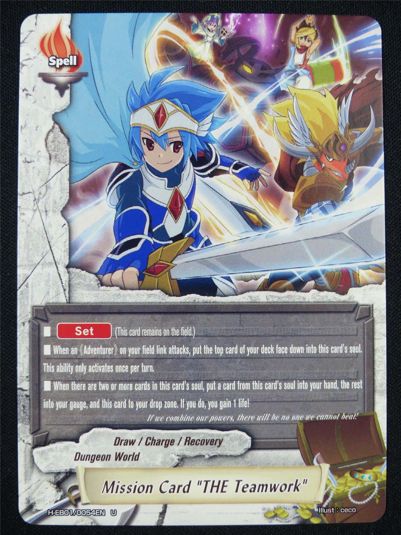 Mission Card The Teamwork H-EB01 - Buddyfight Card #2JC