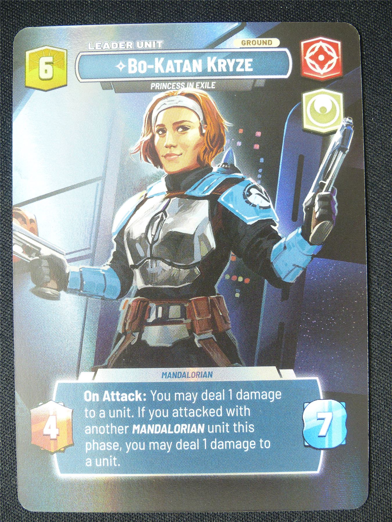 Bo-Katan Kryze - Princess in Exile - 274 Showcase Foil - Star Wars Unlimited Card #4B