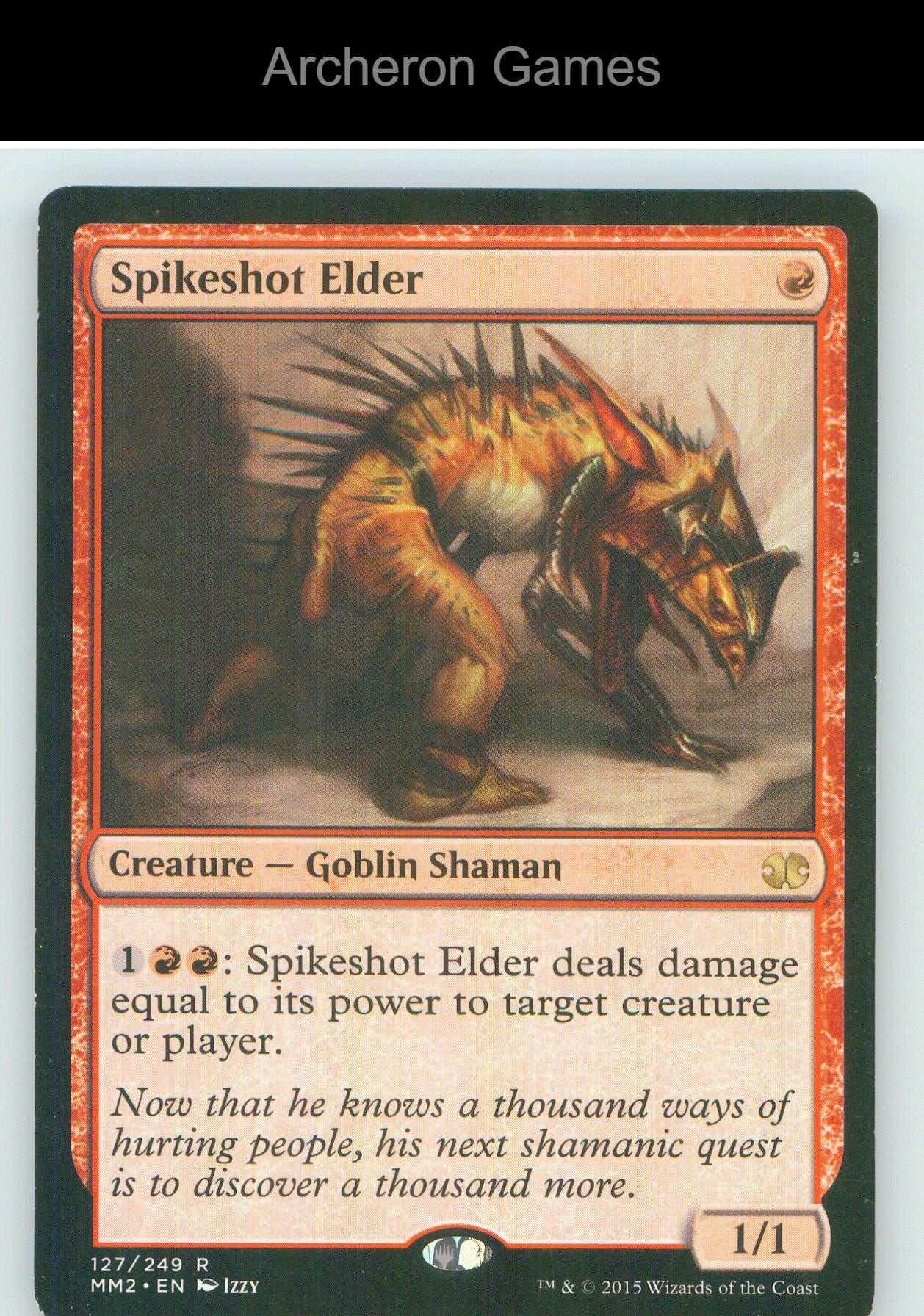 Spikeshot Elder MM2 127 R MTG Card NM/EX+