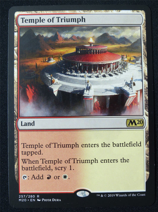 Temple of Triumph - M20 - Mtg Card #22G