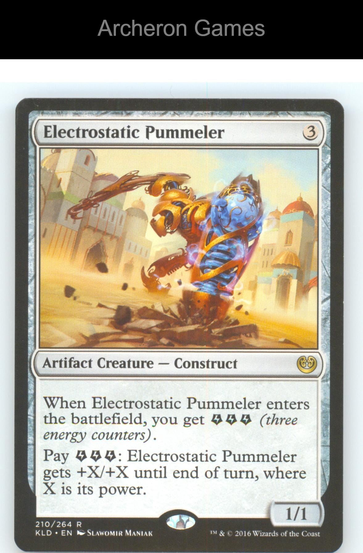 Electrostatic Pummeler KLD 210 R MTG Card NM/EX+