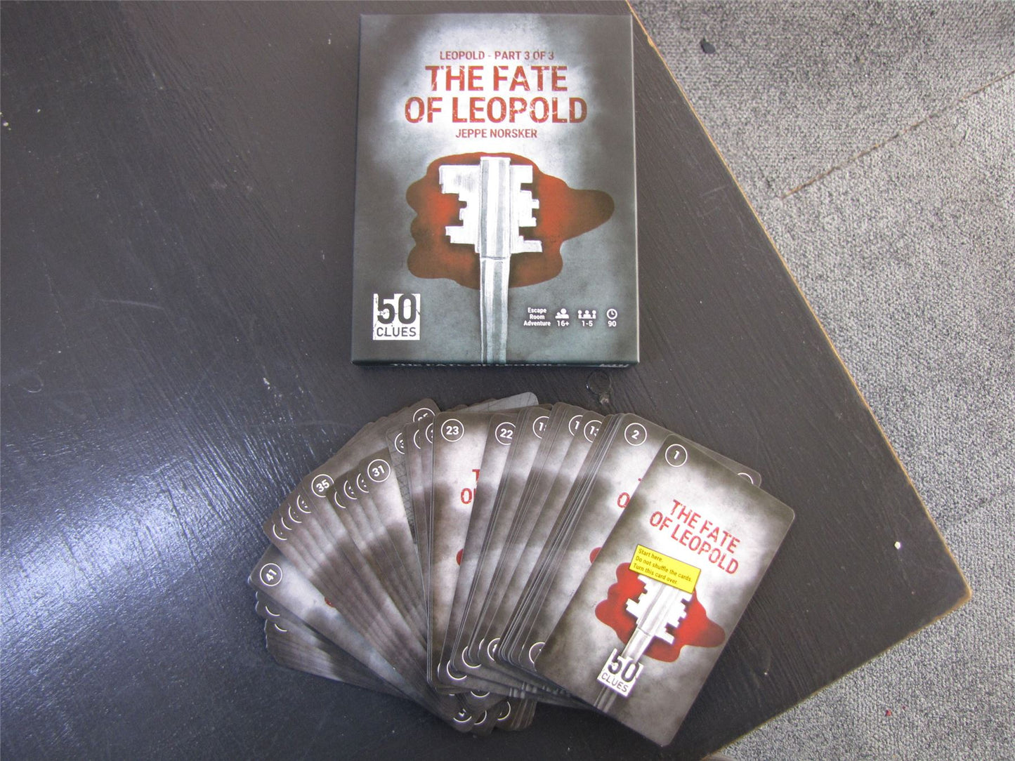 50 CLUES PART 1-3 card game - Board game #P8