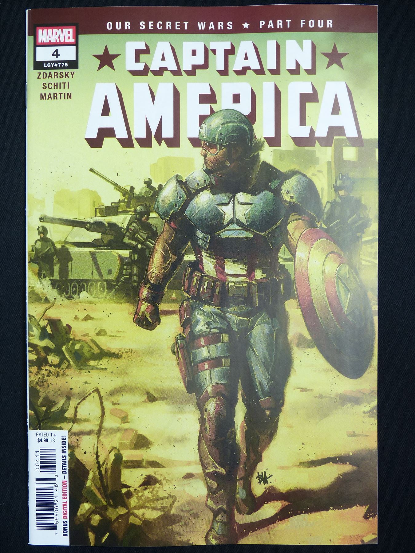 CAPTAIN America #4 - Dec 2025 Marvel Comic #55V