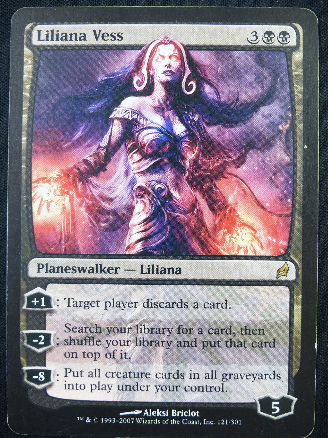 Liliana Vess Chinese played - LRW - Mtg Card #ZK
