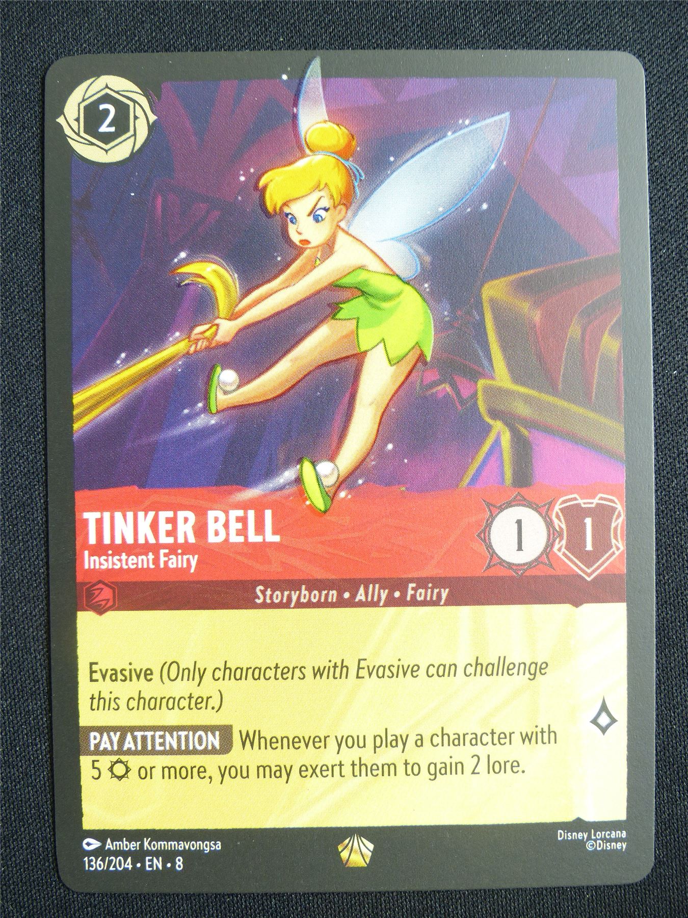 Tinker Bell 136/204 - Lorcana Card #14F