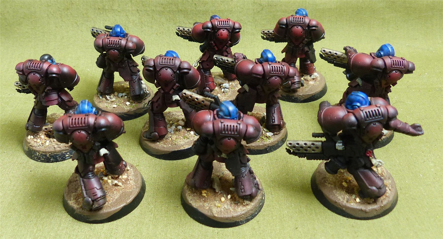 Infernus Squad painted - Blood Angels - Warhammer 40K #3Z0