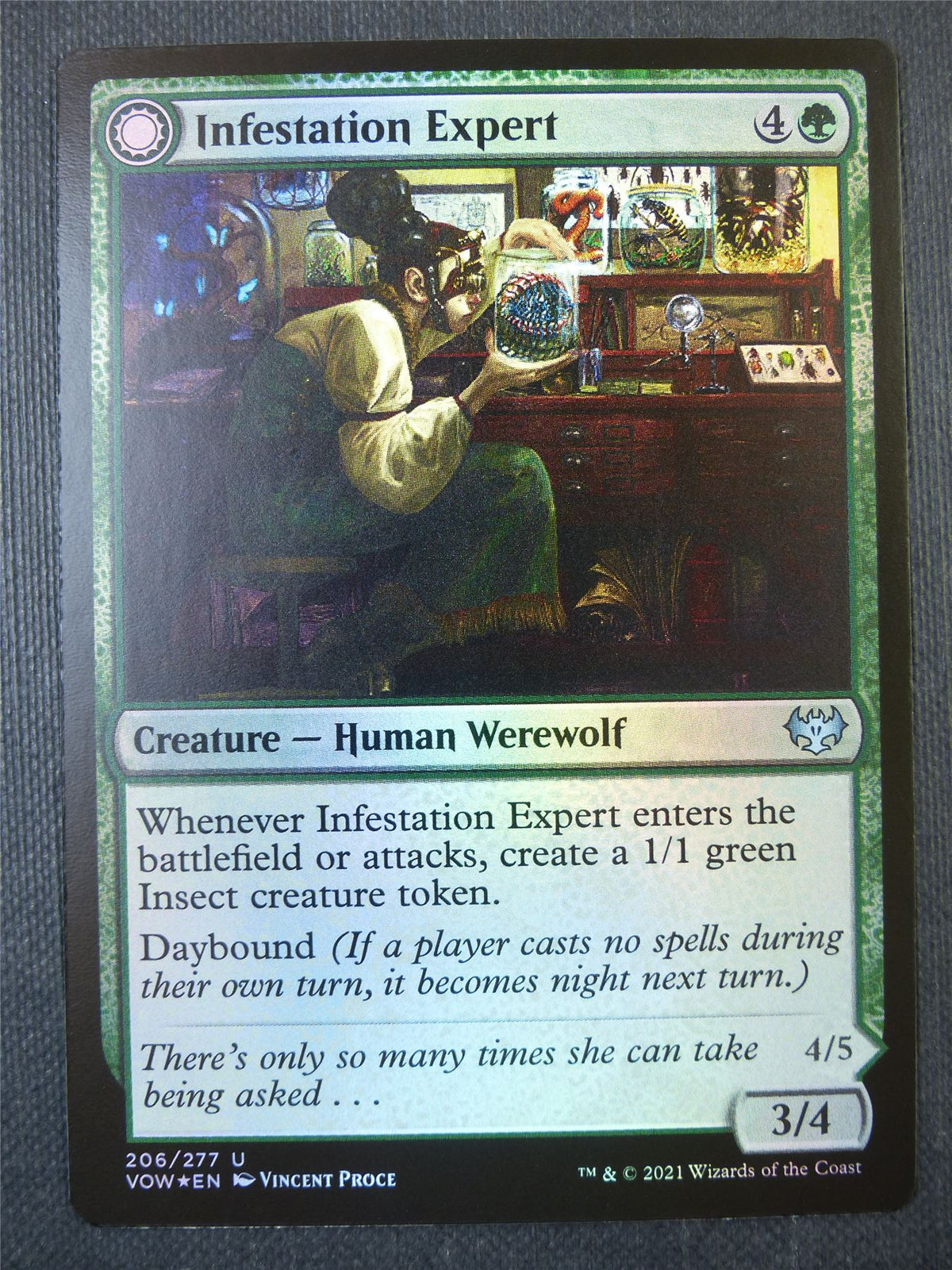 Infestation Expert Foil - Mtg Card #99J