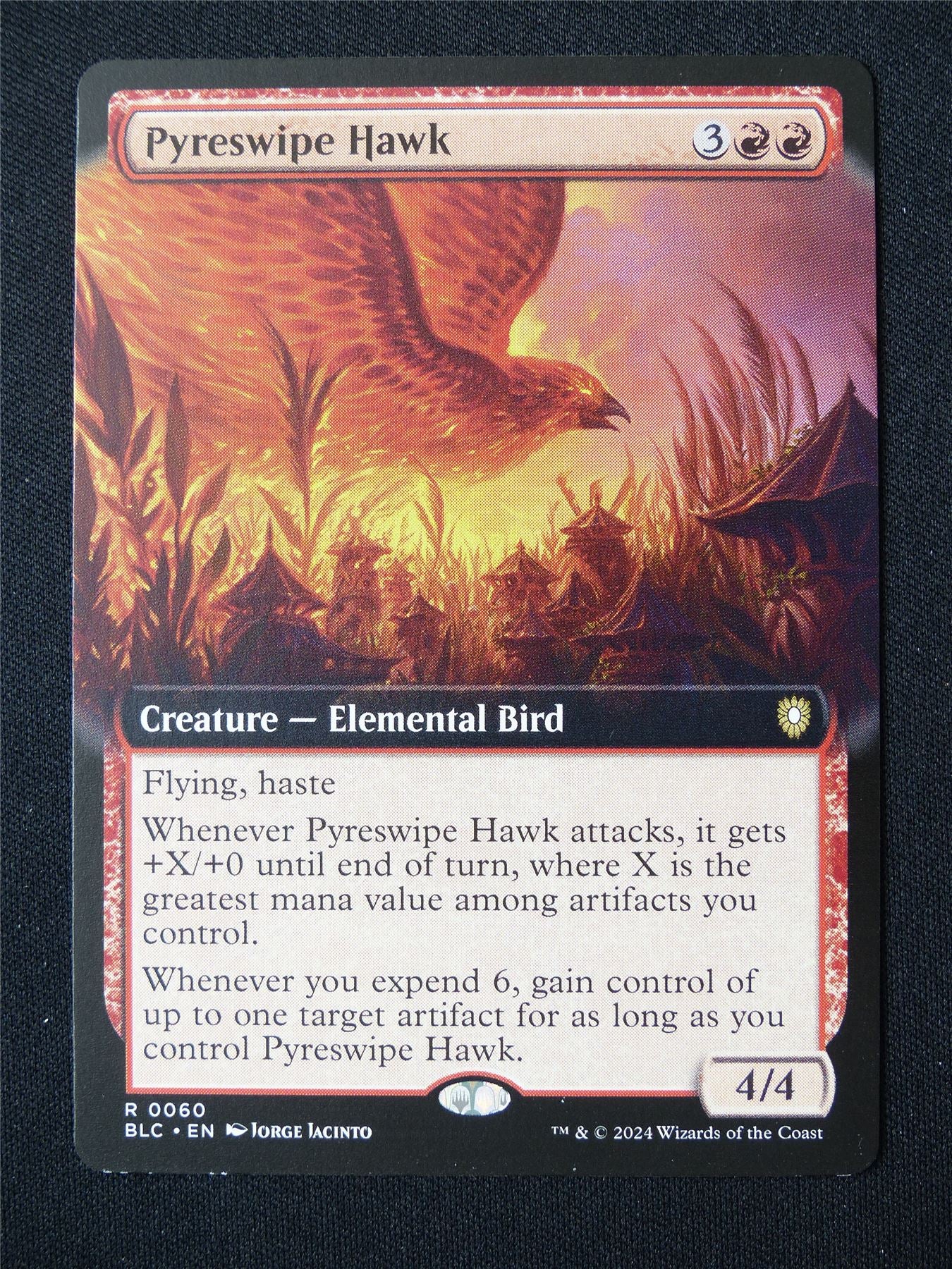 Pyreswipe Hawk Extended Art - BLC - Mtg Card #4QD