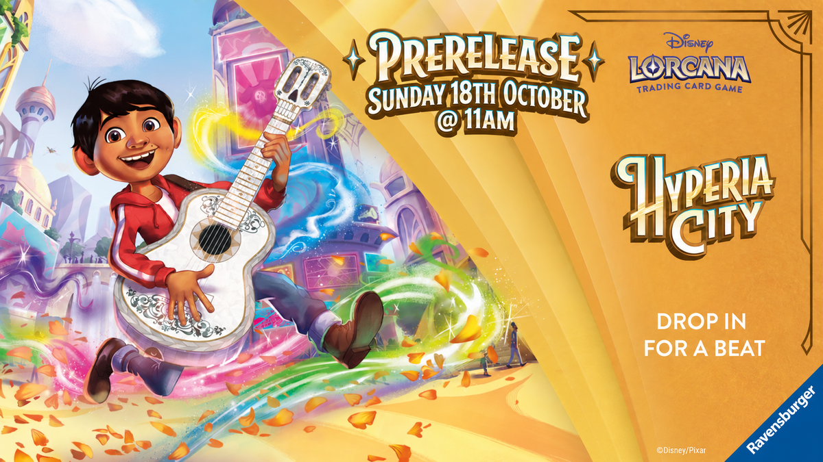 Lorcana Hyperia City Prerelease, Sunday 18th October @ 11am - event ticket