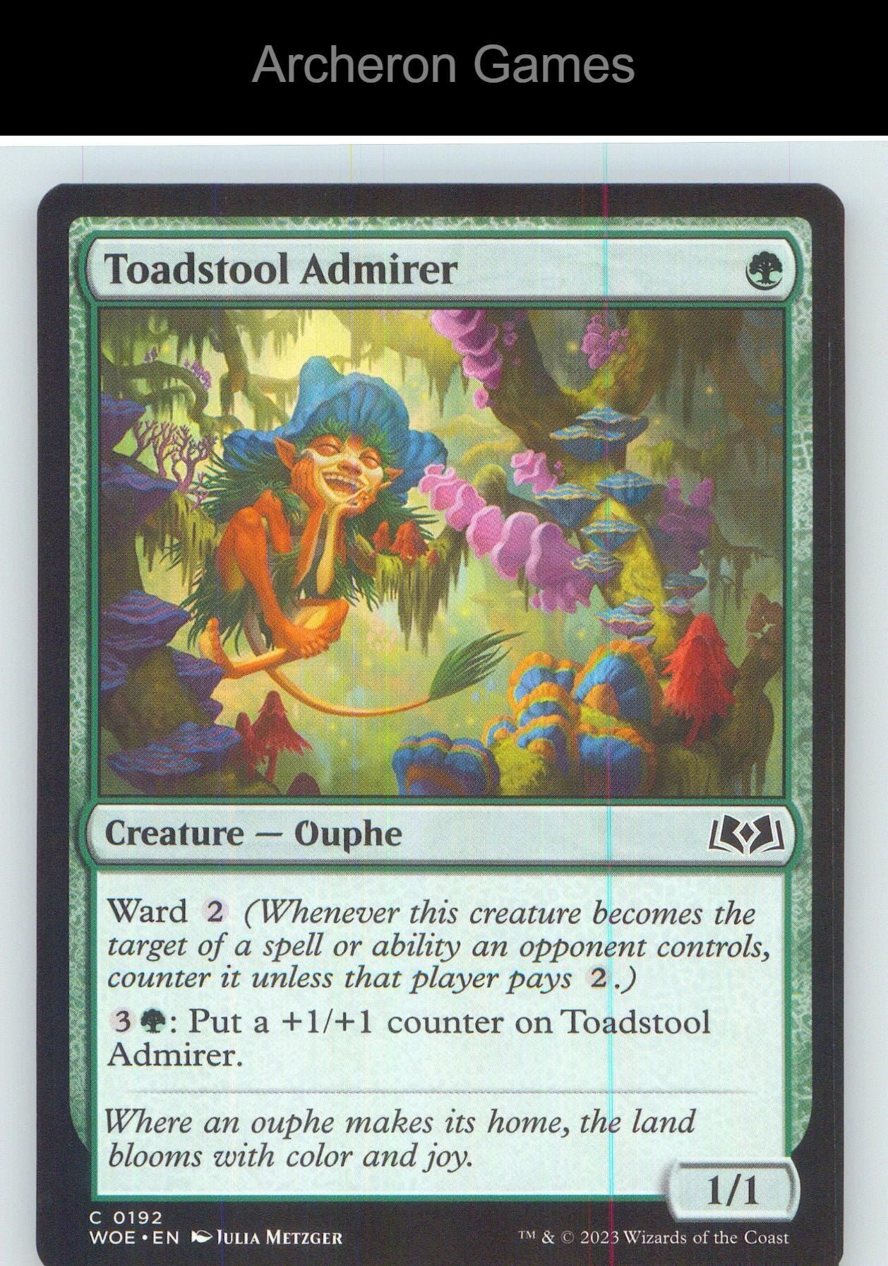 Toadstool Admirer WOE 192 C MTG Card NM/EX+