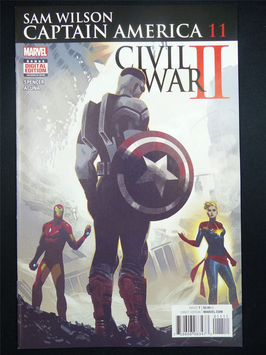 Sam Wilson: CAPTAIN America #11 - Civil War 2 - Marvel Comic #IX