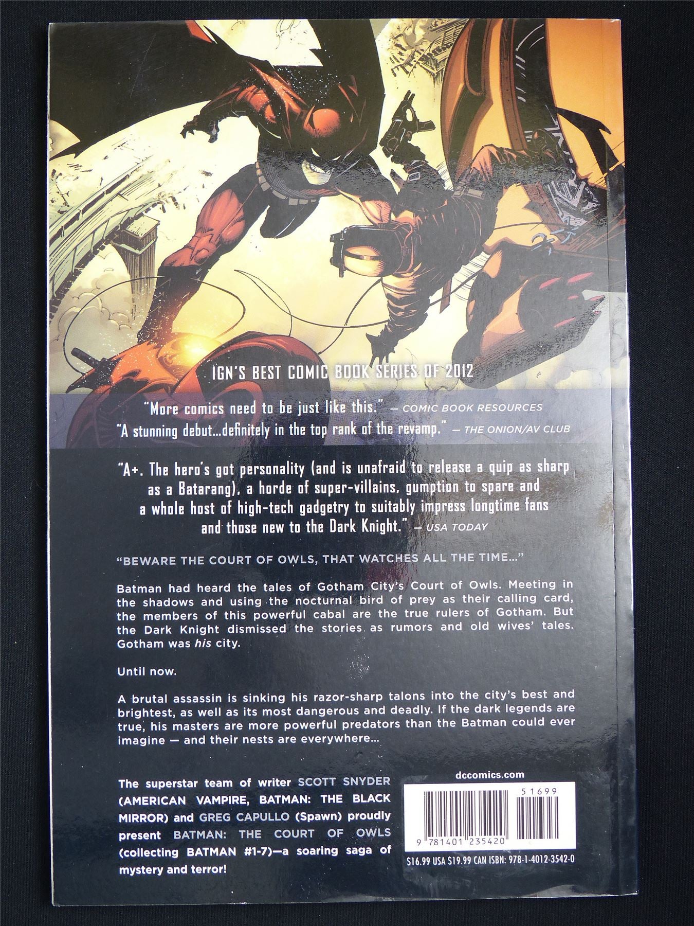 Batman volume 1: The Court of Owls - DC Graphic Softback #X8
