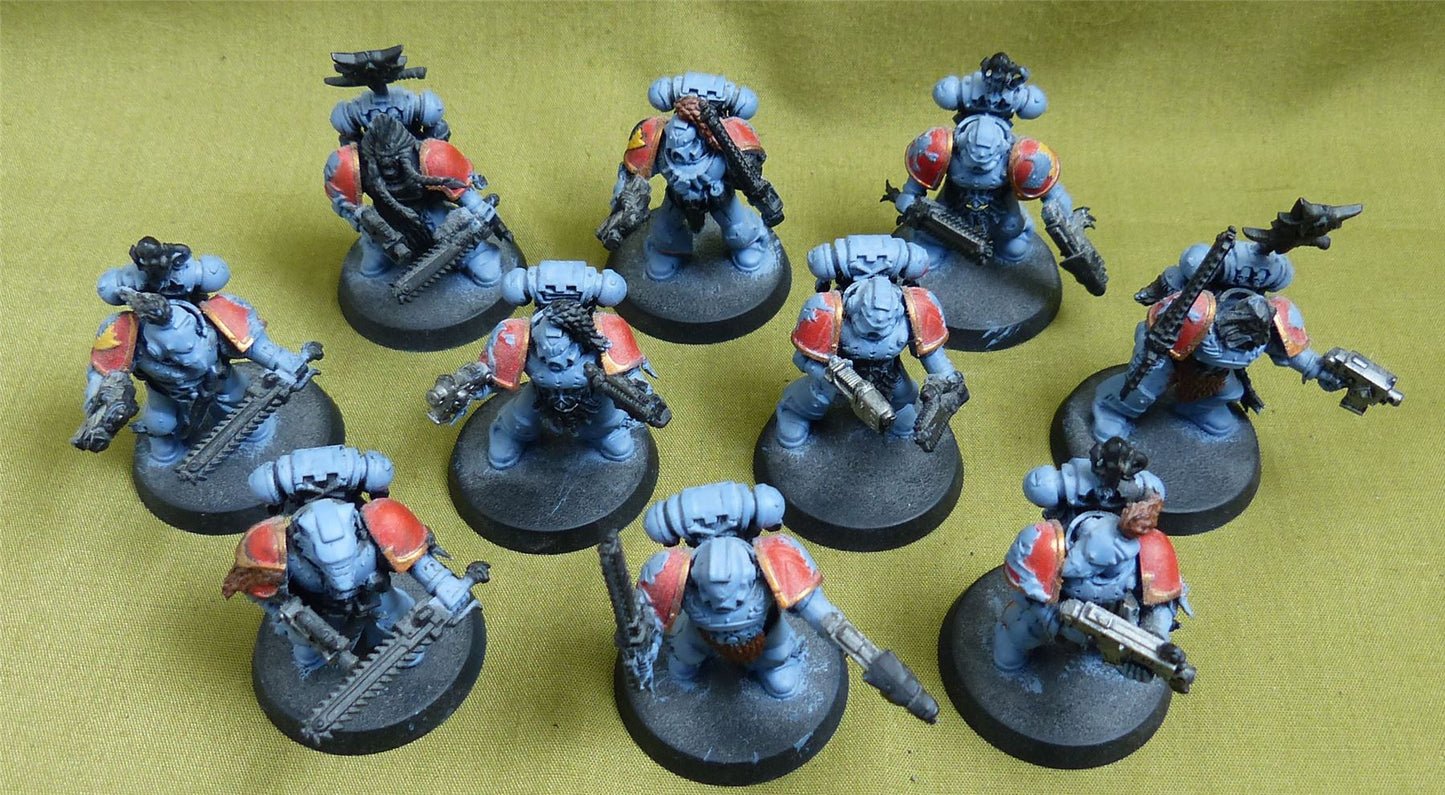 Space Marine Assault Squad - Space Wolves - Warhammer 40K #51M