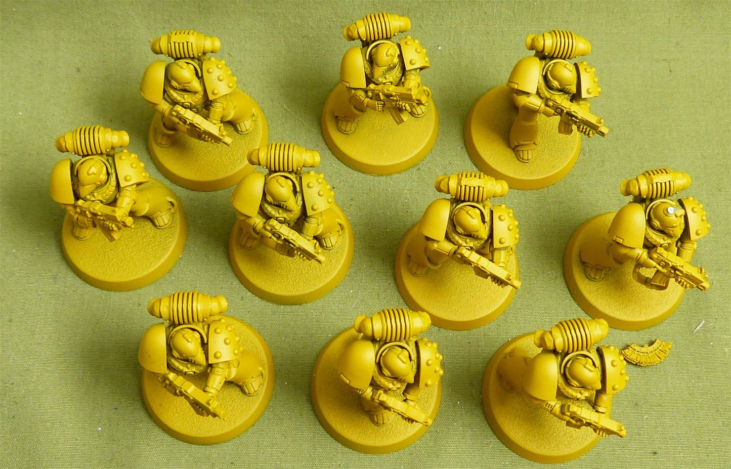 MKVI Tactical Squad set of 10 - Imperial Fists - Warhammer Horus Heresy #2NC
