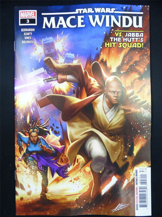 STAR Wars: Mace Windu #3 - Jun 2024 Marvel Comic #5A3