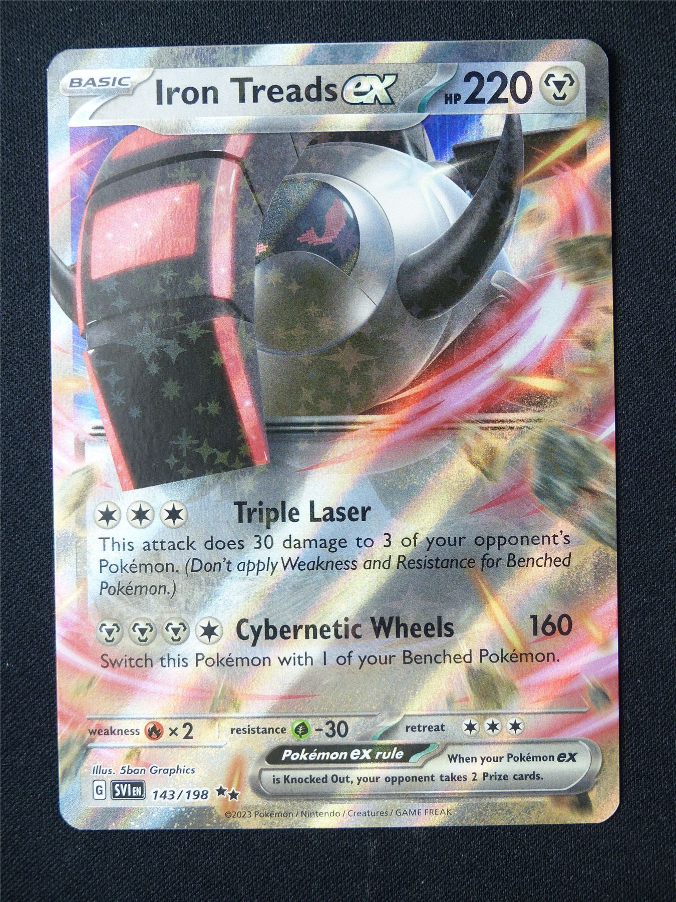 Iron Treads EX 143/198 Holo - Pokemon Card #6XN