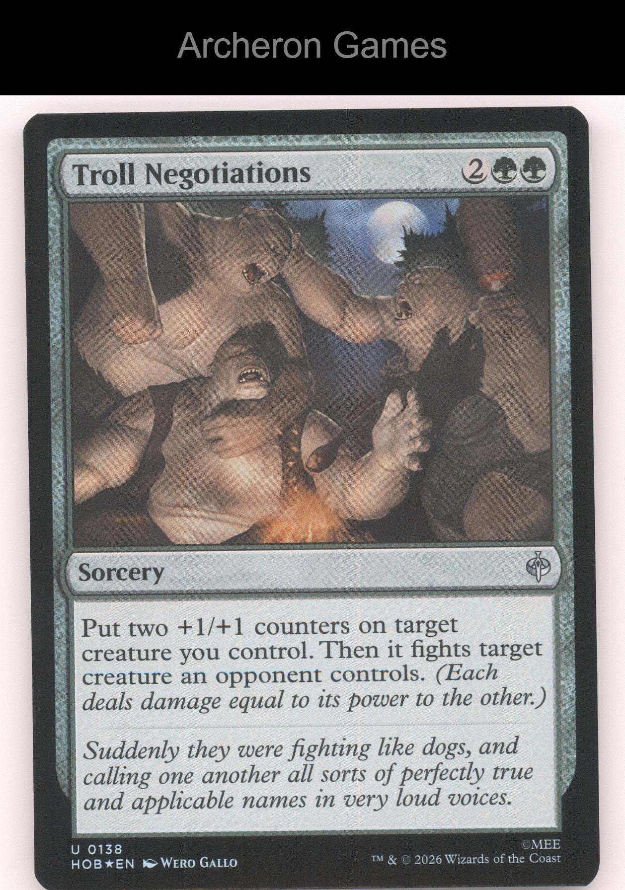 Troll Negotiations HOB 138 UC MTG Card The Hobbit