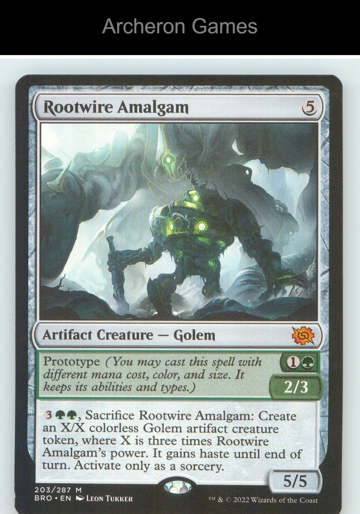 Rootwire Amalgam BRO 203 Mythic MTG Card NM/EX+