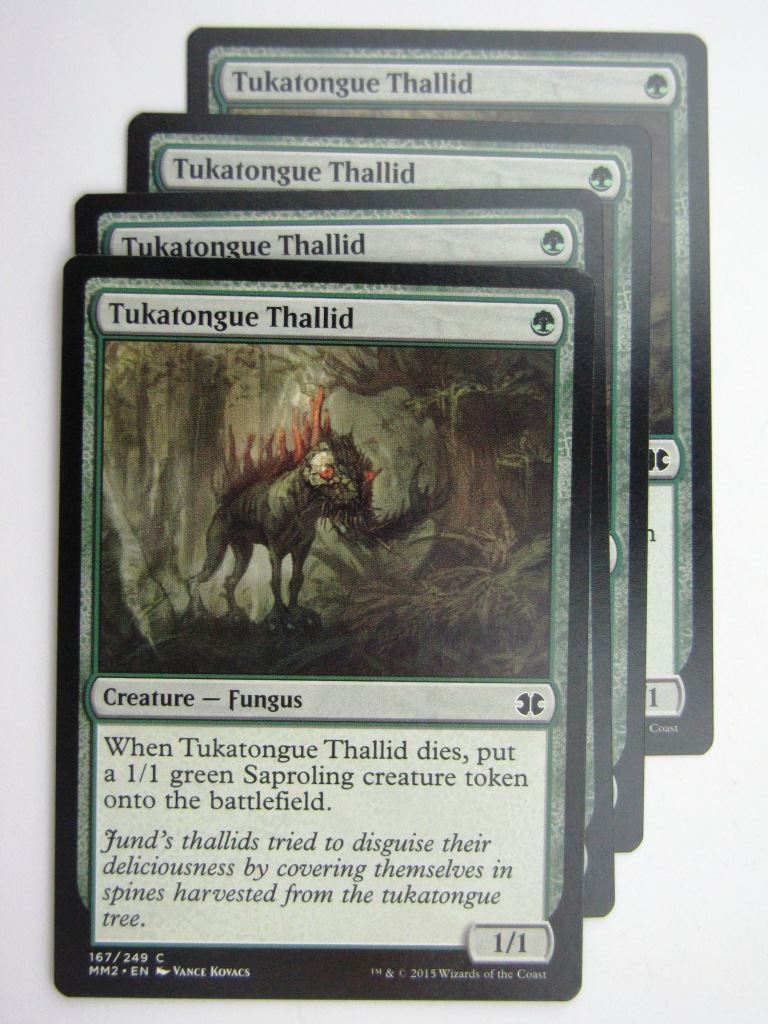 MTG MODERN MASTERS TWO: TUKATONGUE THALLID x4 # 28B42