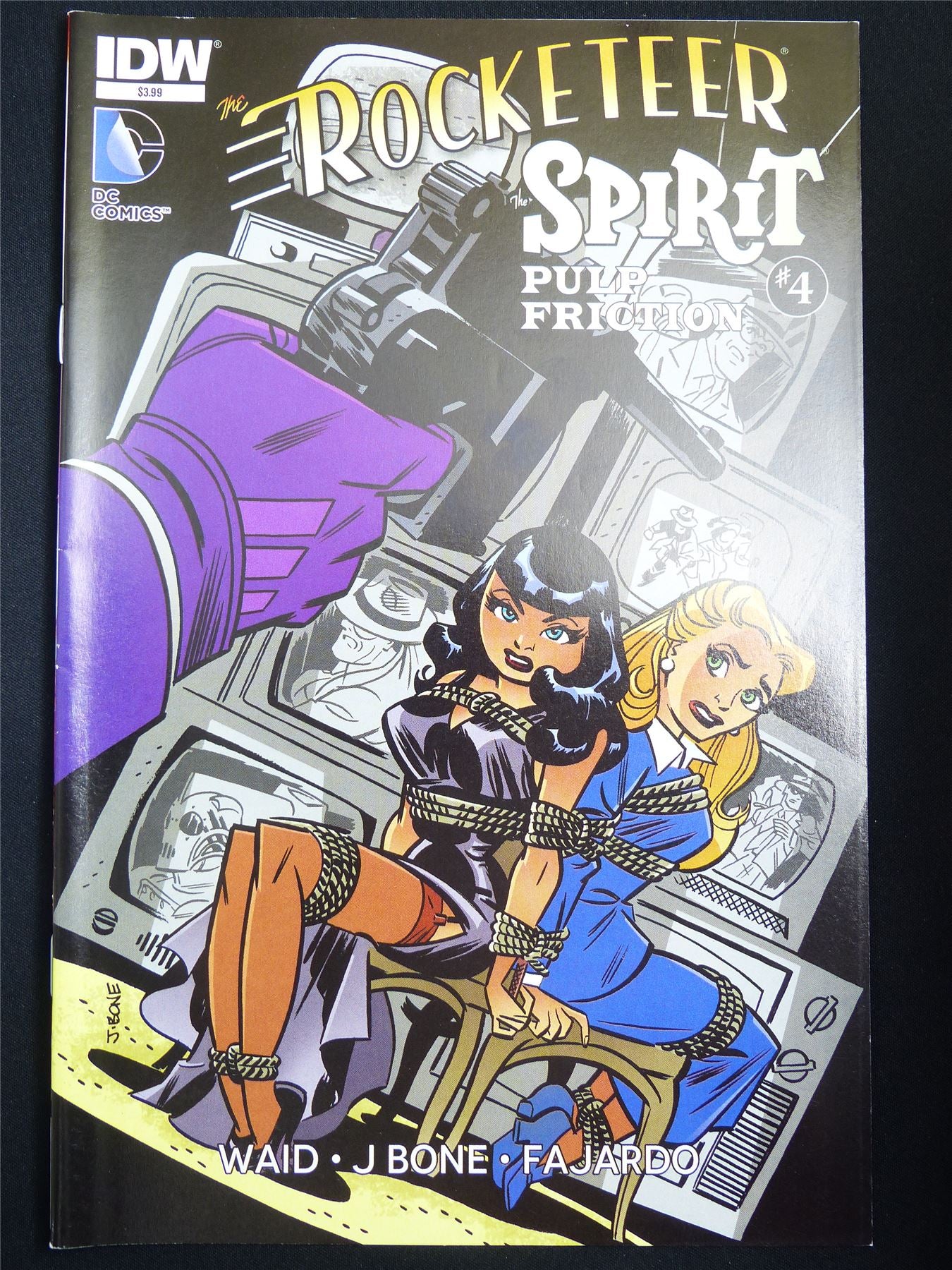 The ROCKETEER/The Spirit: Pulp Friction #4 - B&B IDW DC Comic #2H2