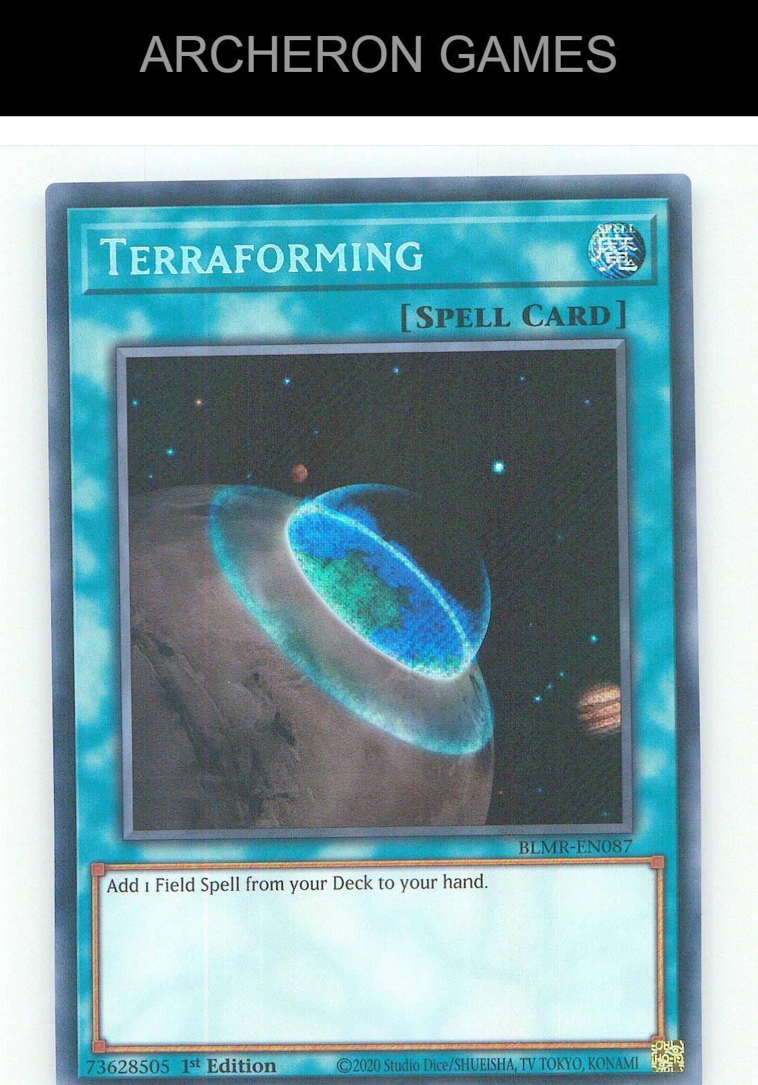 Terraforming SEC YUGIOH Card 1st Edition
