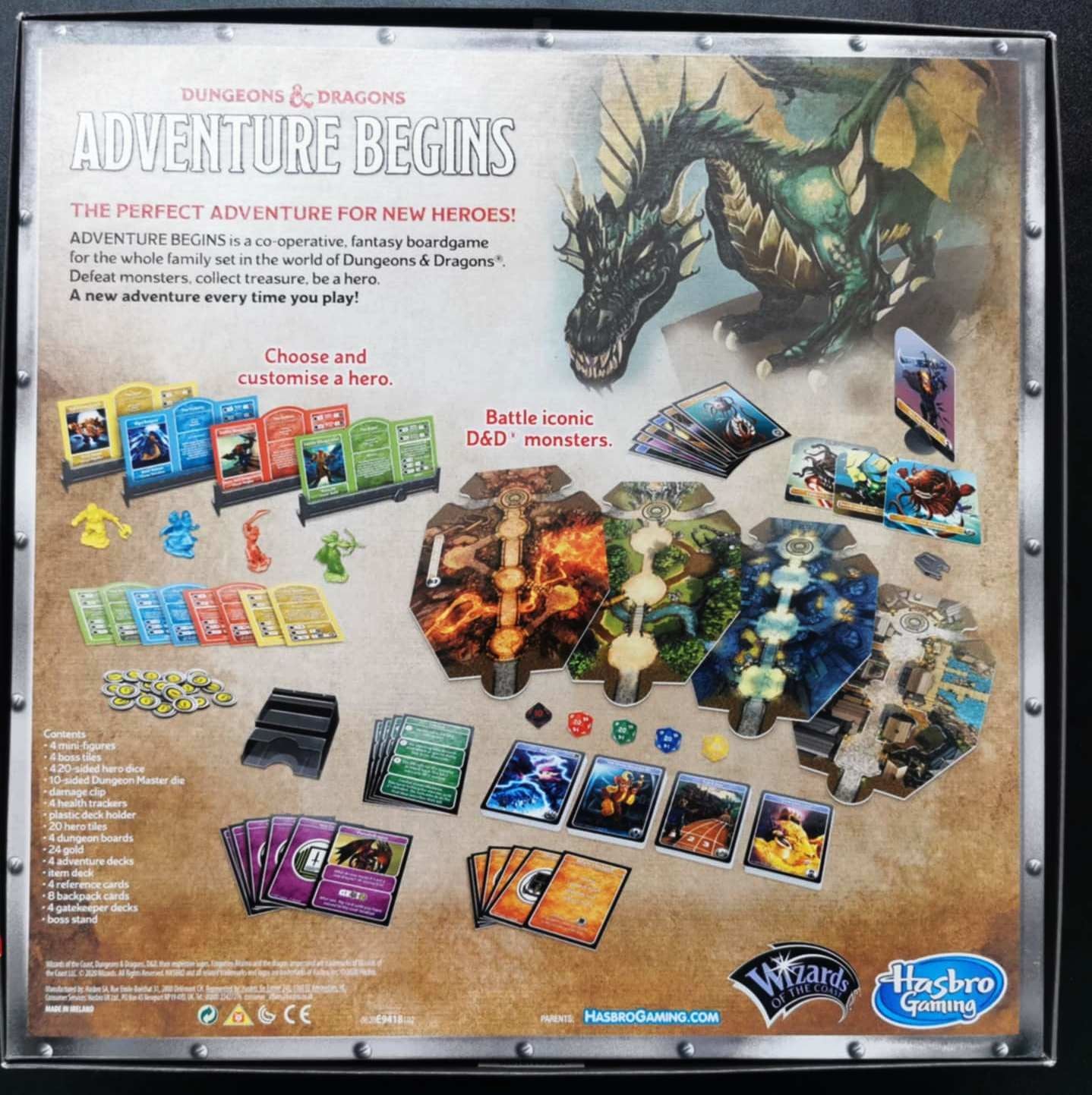 Dungeons & Dragons: Adventure Begins Co-operative - Board Game #1YF