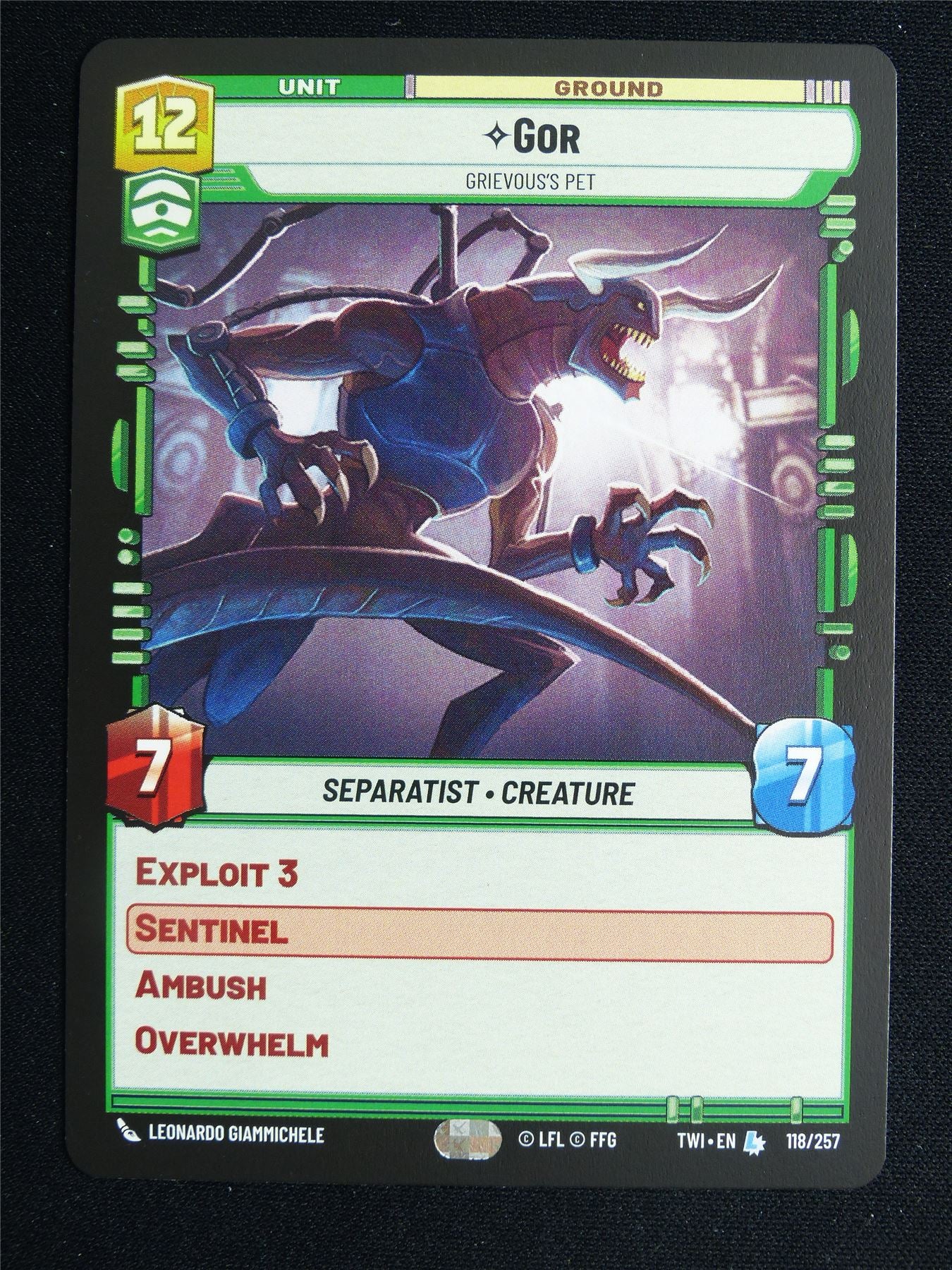 Gor 118/257 - Star Wars Unlimited Card #3UV