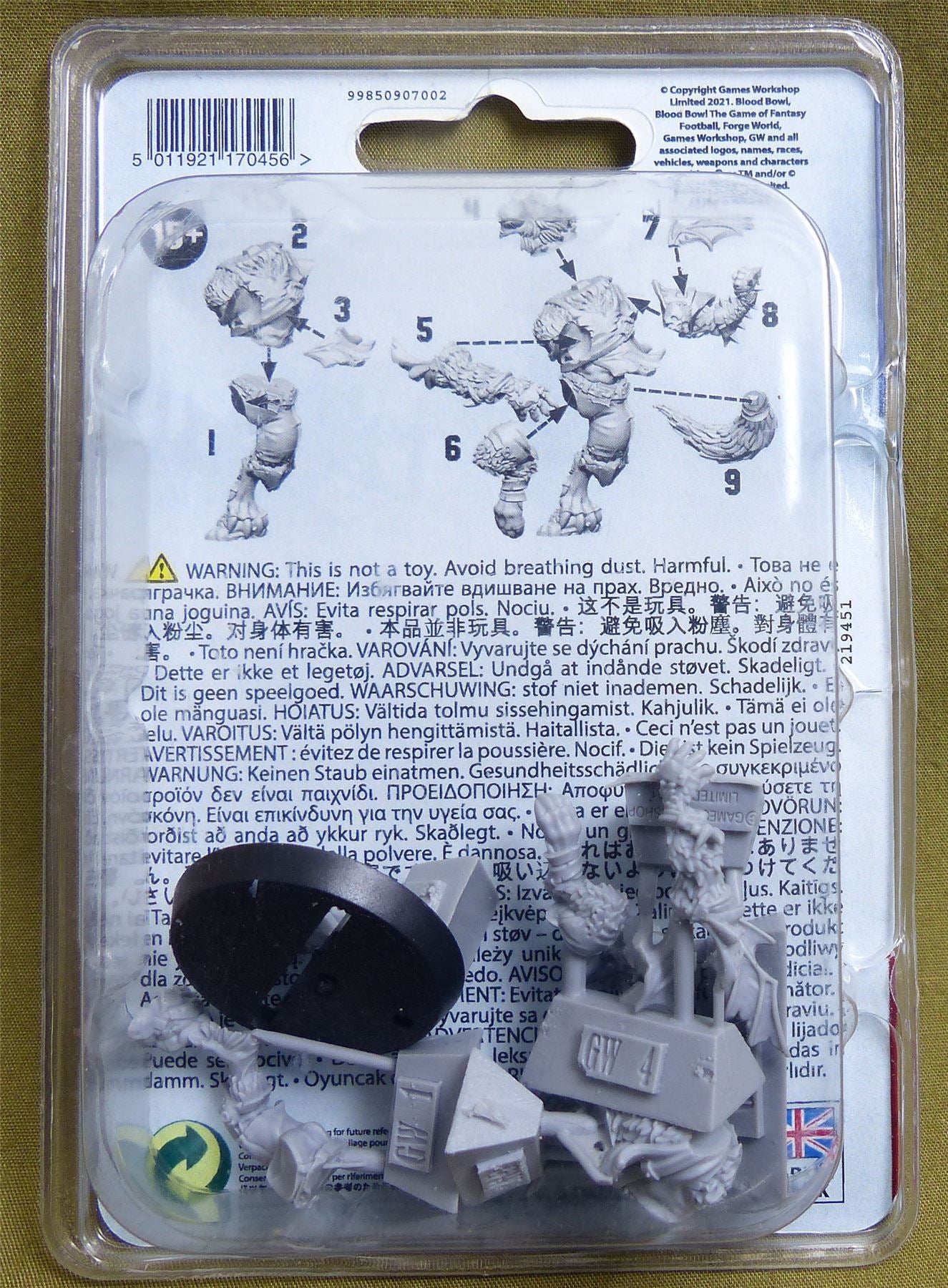 Wilhelm Chaney Blister - Blood Bowl - Warhammer #4DP