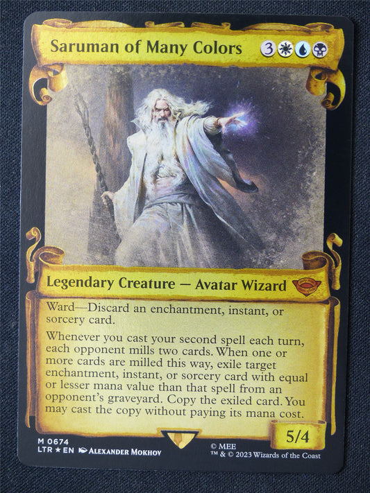 Saruman of Many Colors Showcase Foil - LTR - Mtg Card #1Z