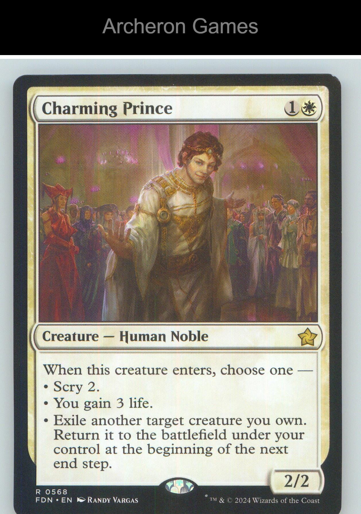 Charming Prince FDN 568 R MTG Card NM/EX+