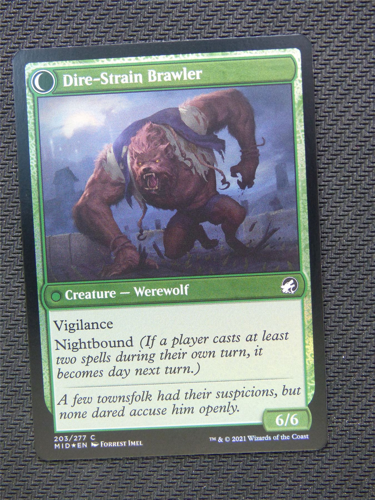 Tireless Hauler Dire Strain Brawler Foil - Innistrad - Mtg Card #3O9