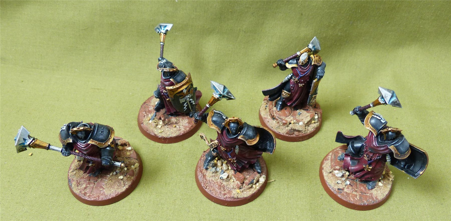 Sequitors set of 5 painted - Stormcast Eternals - Warhammer AoS #2XK