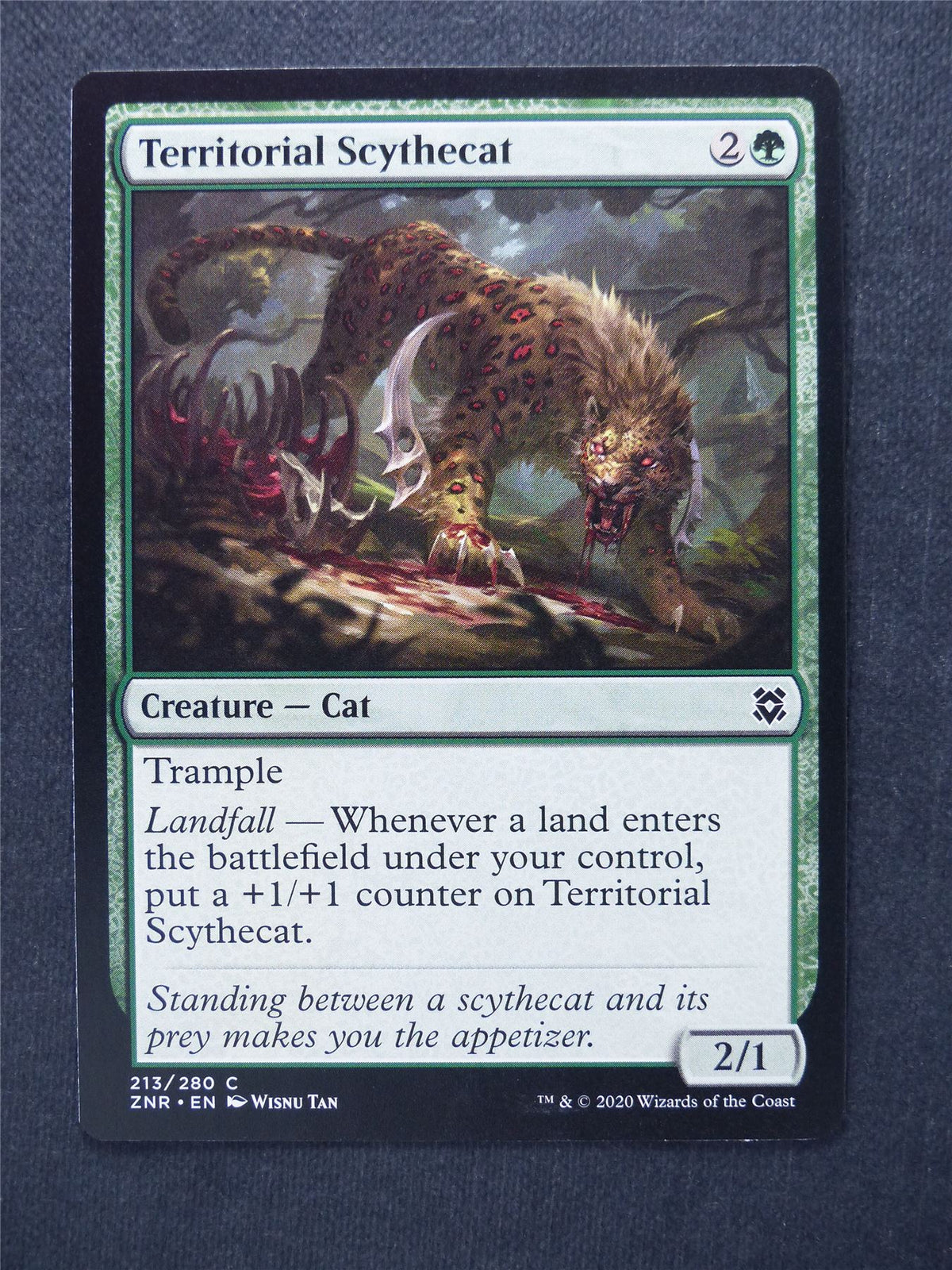 Territorial Scythecat - Mtg Magic Cards #TR
