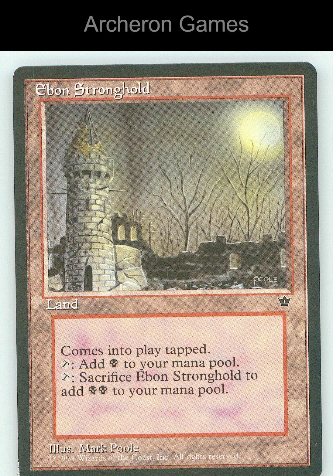 Ebon Stronghold FEM UC MTG Card NM/EX+