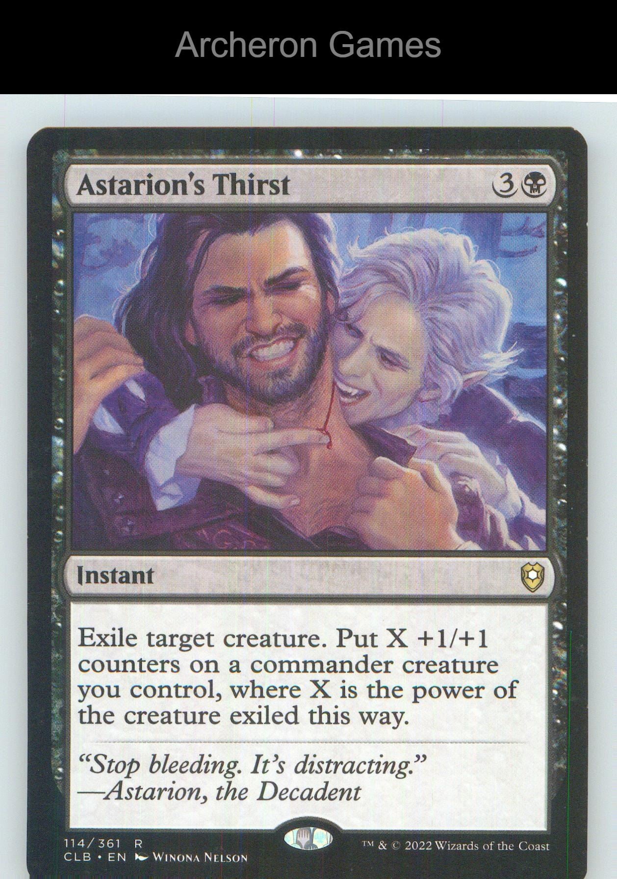 Astarion's Thirst CLB 114 R MTG Card NM/EX+