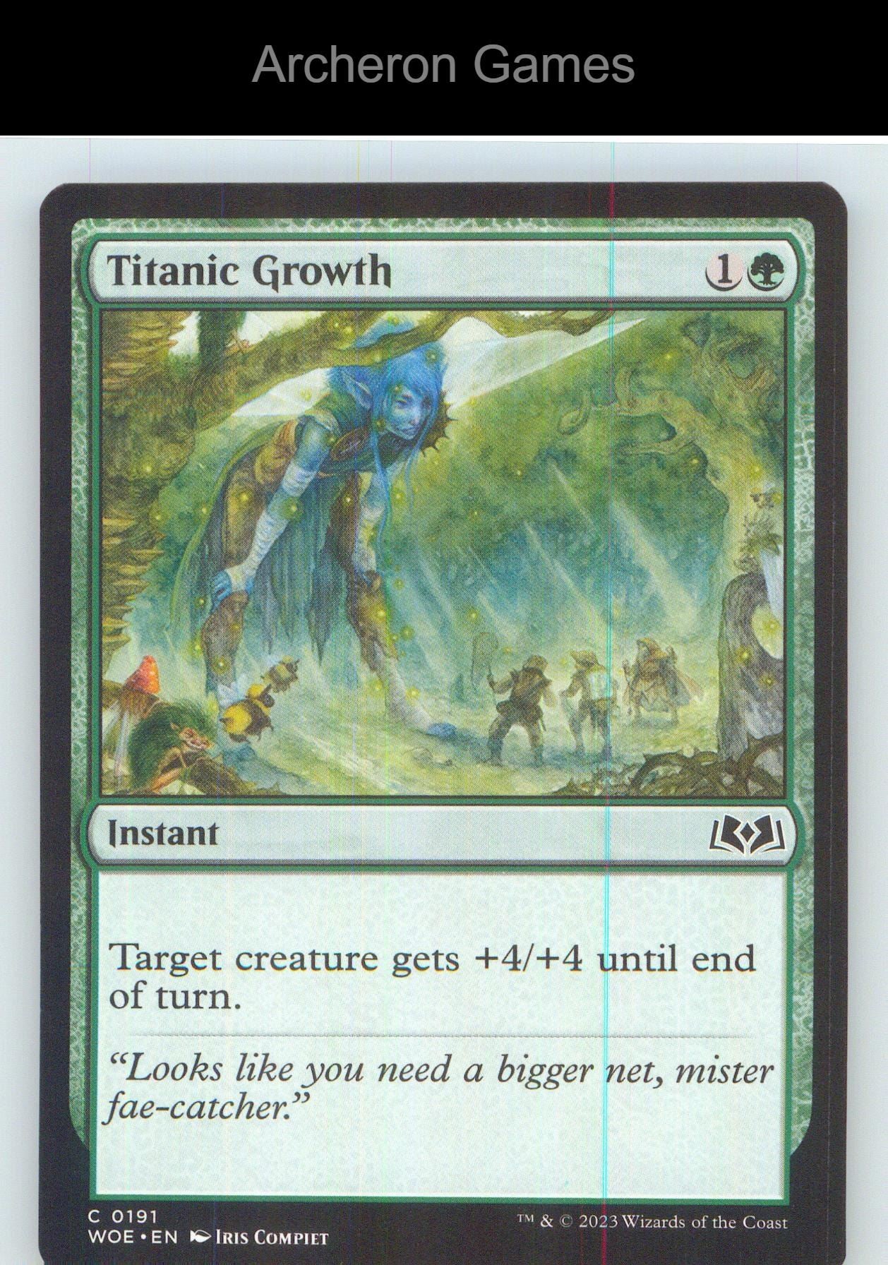 Titanic Growth WOE 191 C MTG Card NM/EX+