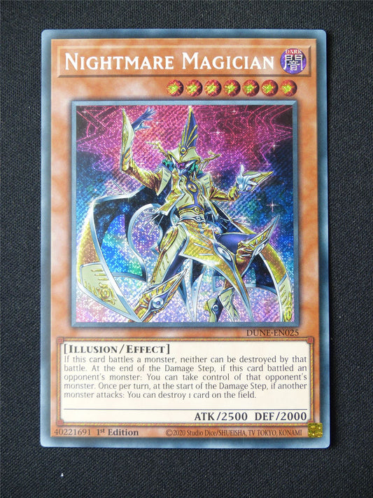 Nightmare Magician DUNE Secret Rare - 1st ed Yugioh Card #4D0