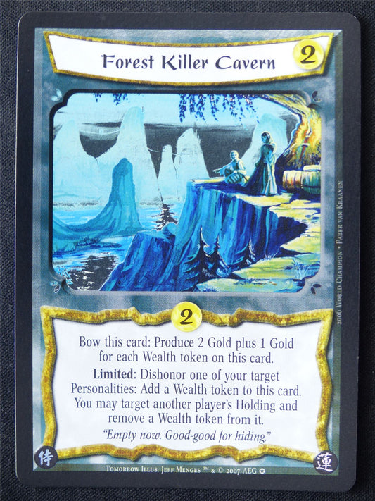Forest Killer Cavern Foil - Tom - Legend of the Five Rings L5R Card #WI