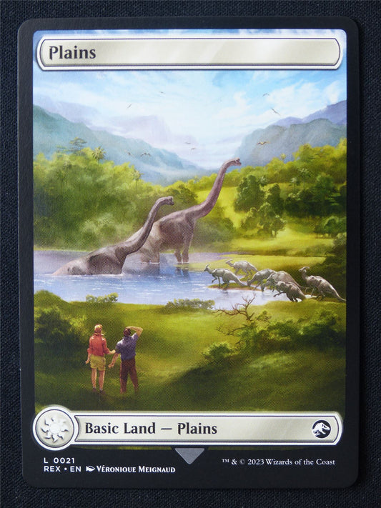 Full Art Plains 0021 - REX - Mtg Card #1G