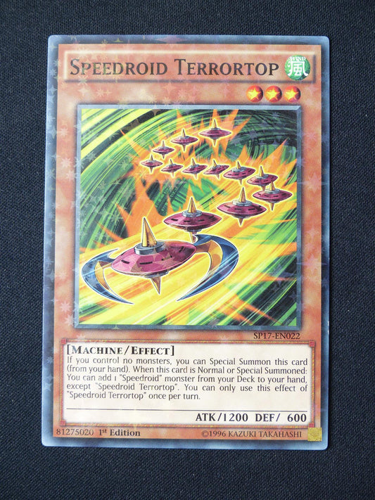 Speedroid Terrortop SP17 Star Rare - 1st ed Yugioh Card #3A5