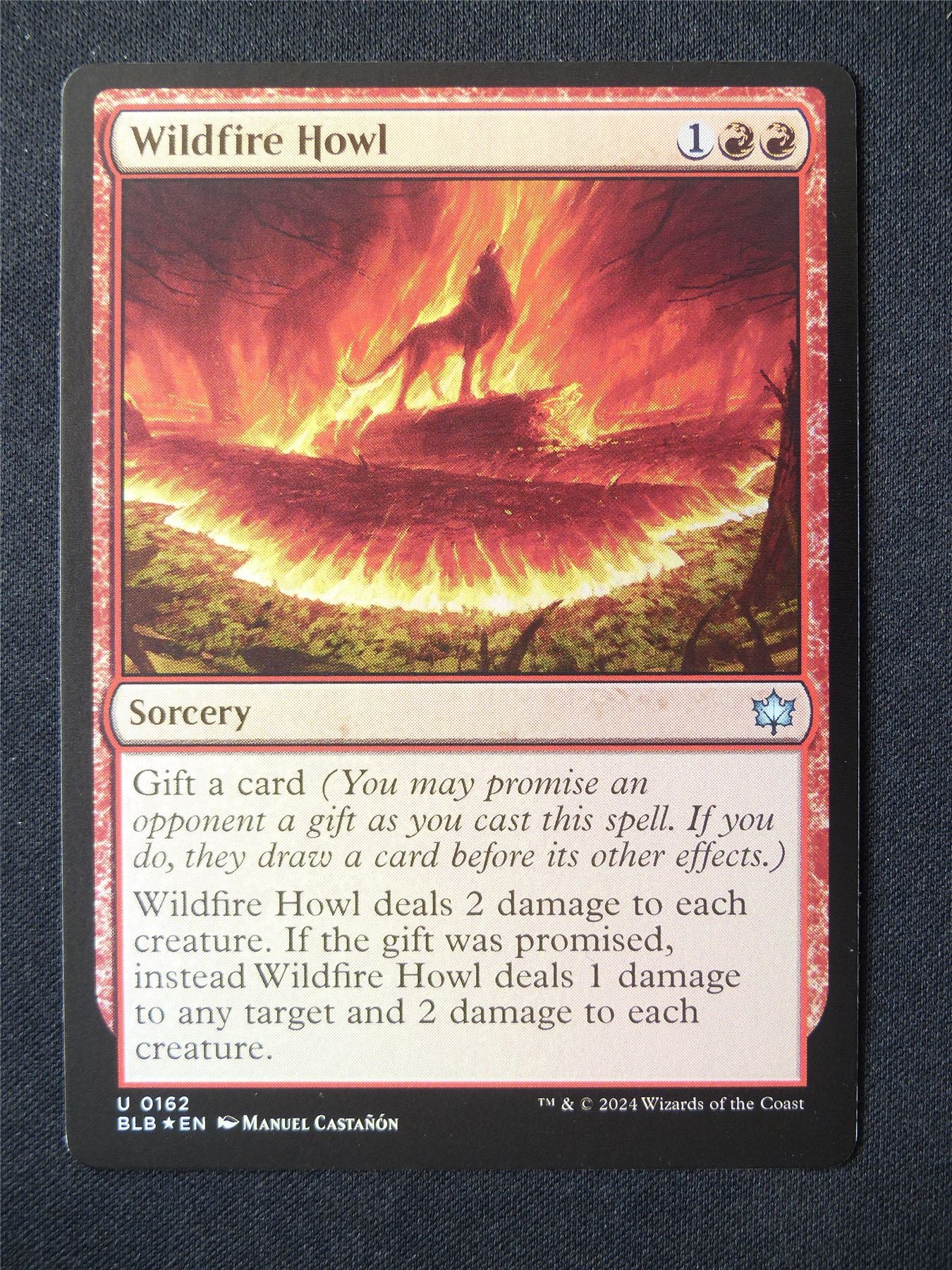 Wildfire Howl Foil - BLB - Mtg Card #5H5