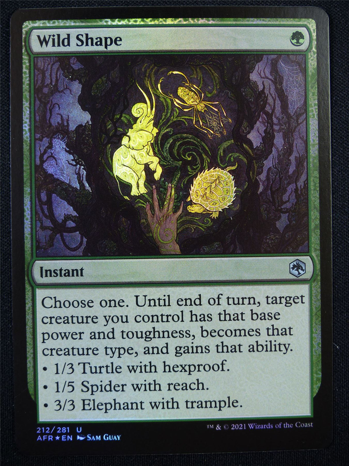 Wild Shape Foil - Mtg Card #DL