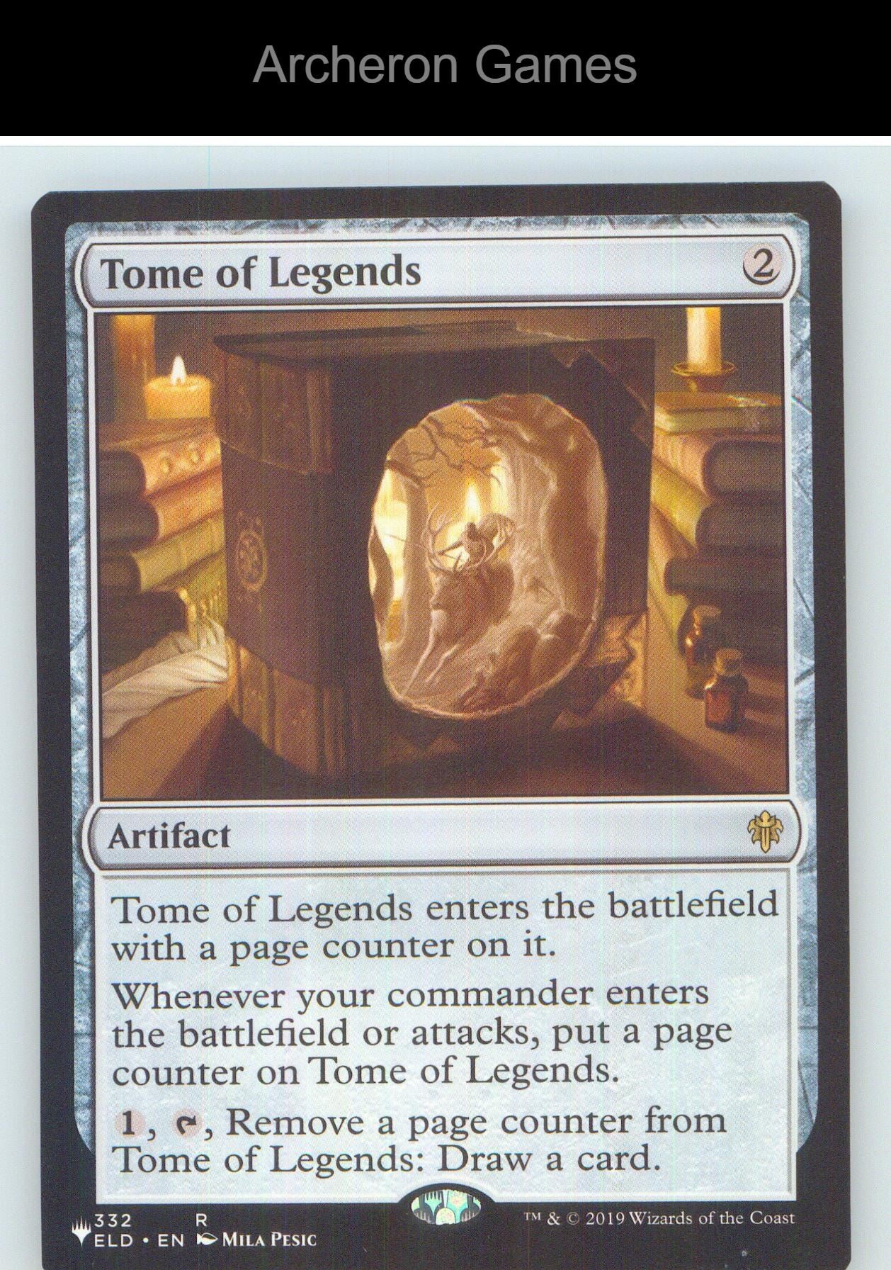 Tome of Legends ELD 332 R MTG Card NM/EX+