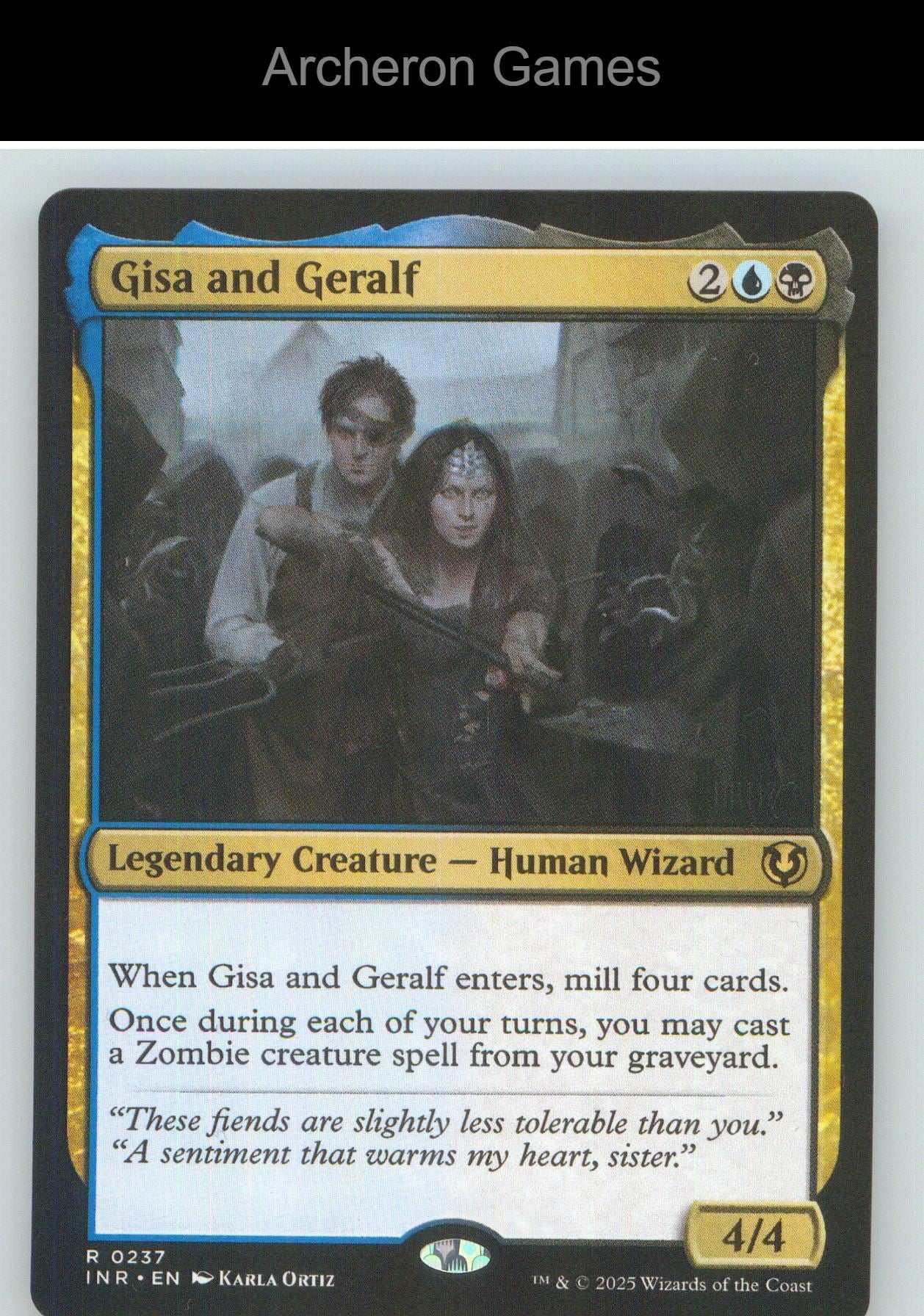 Gisa and Geralf INR 237 R MTG Card NM/EX+
