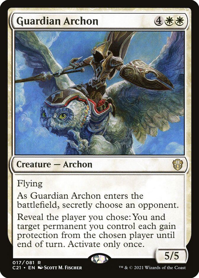 Mtg: C21 : Guardian Archon - - NM
