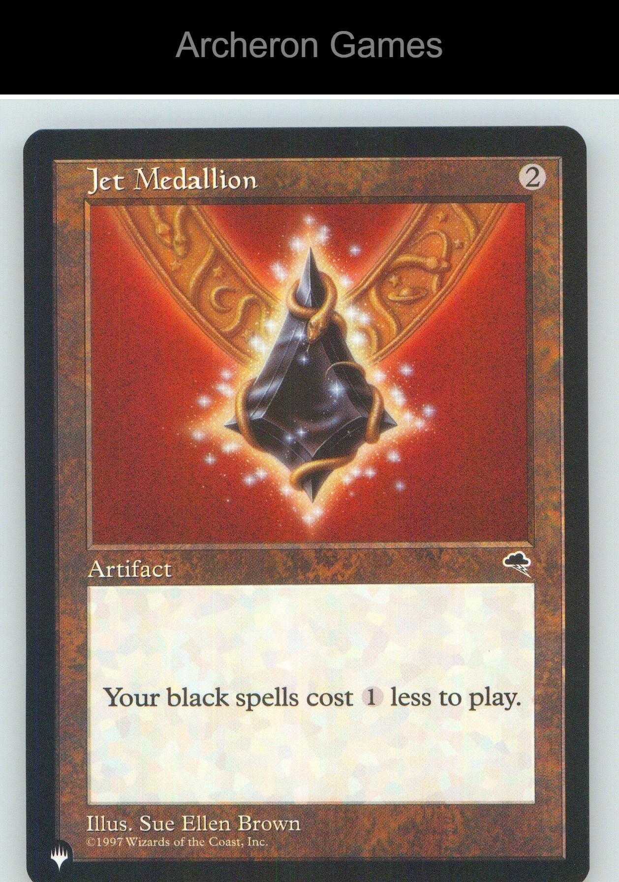 Jet Medallion PLST R MTG Card NM/EX+